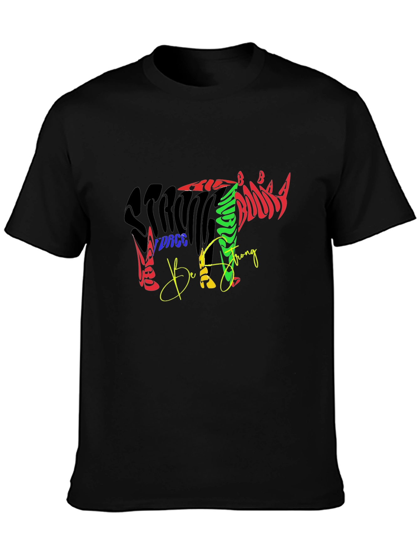 Strong Rhino Graphic T-Shirt
