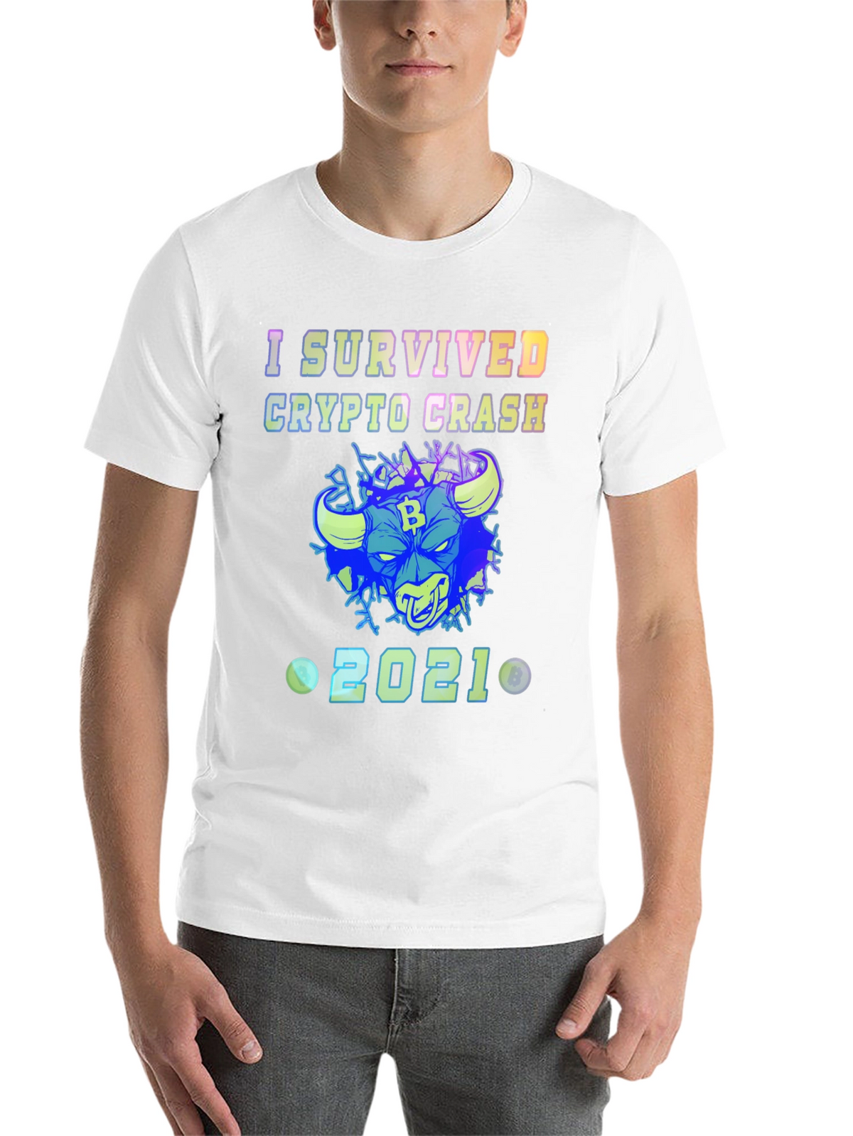I Survived Crypto Crash 2021 T-Shirt