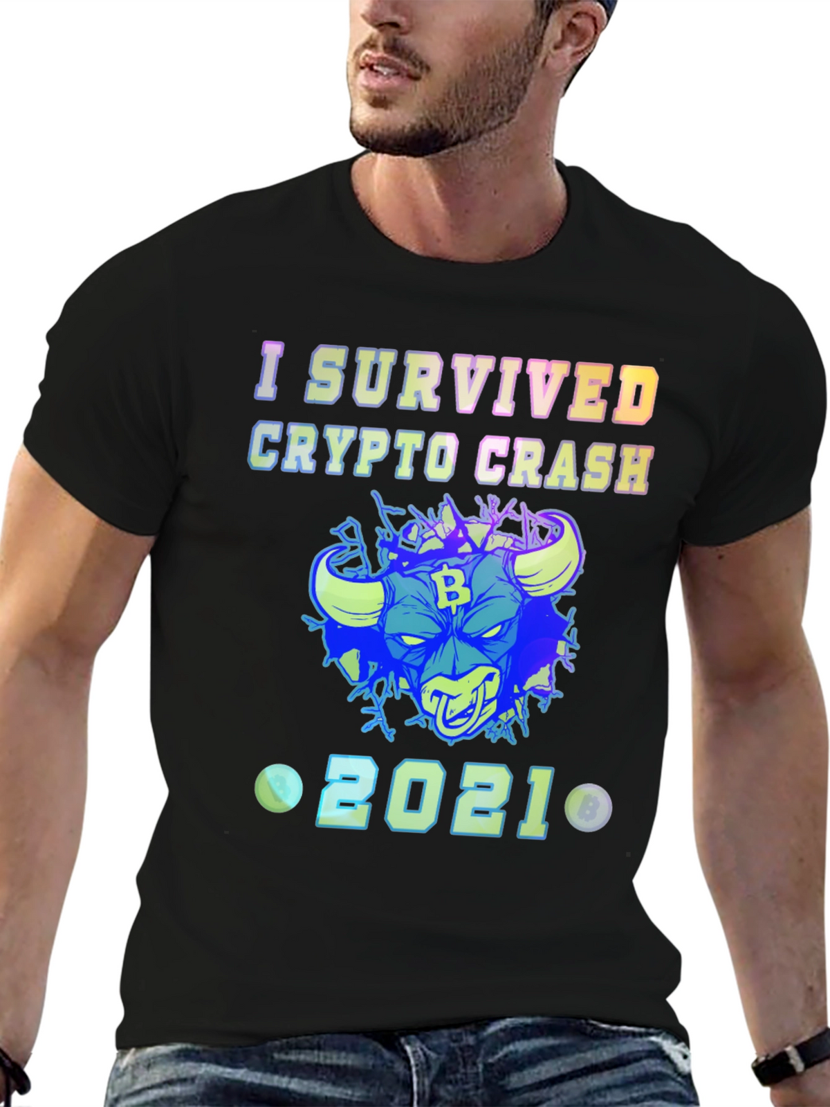 I Survived Crypto Crash 2021 T-Shirt