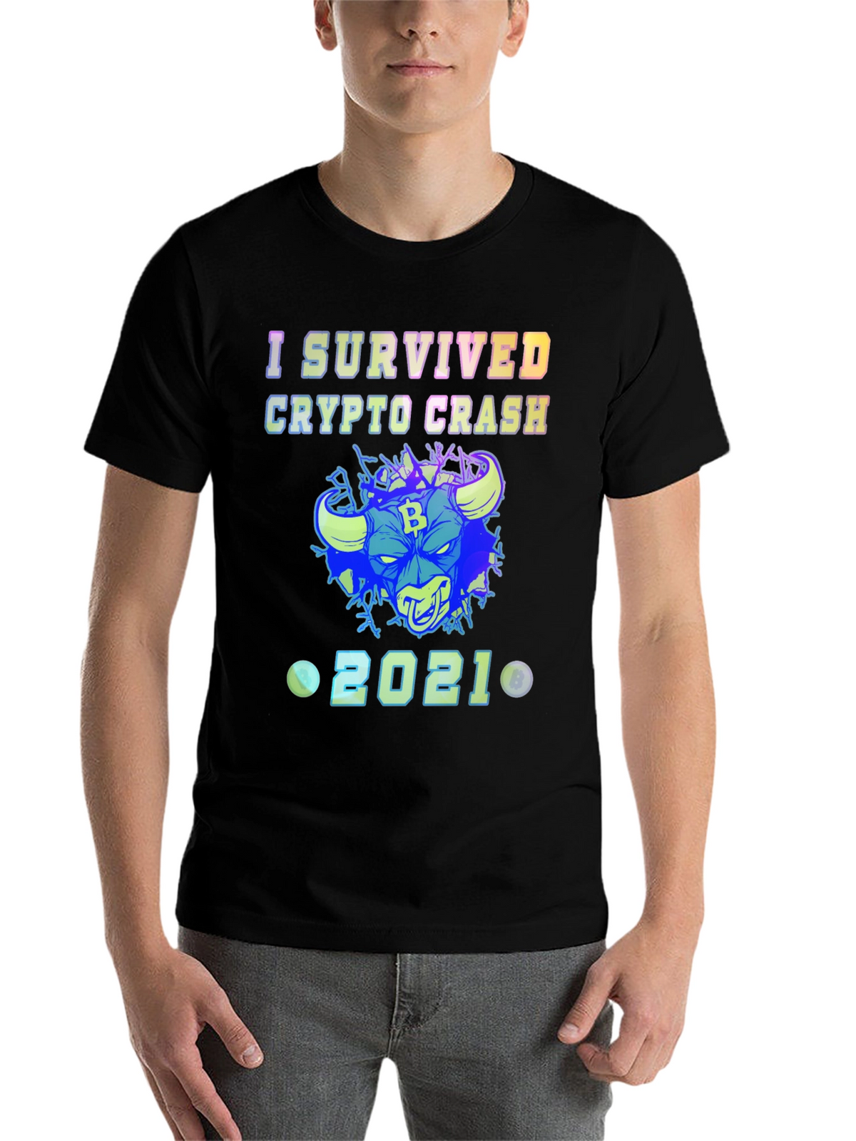 I Survived Crypto Crash 2021 T-Shirt