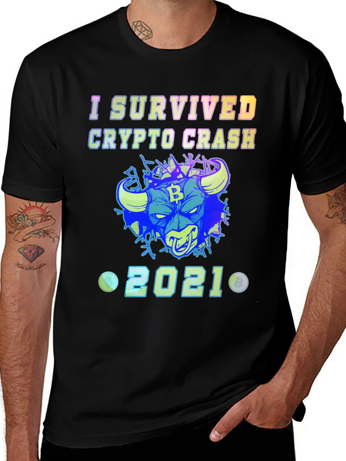 I Survived Crypto Crash 2021 T-Shirt