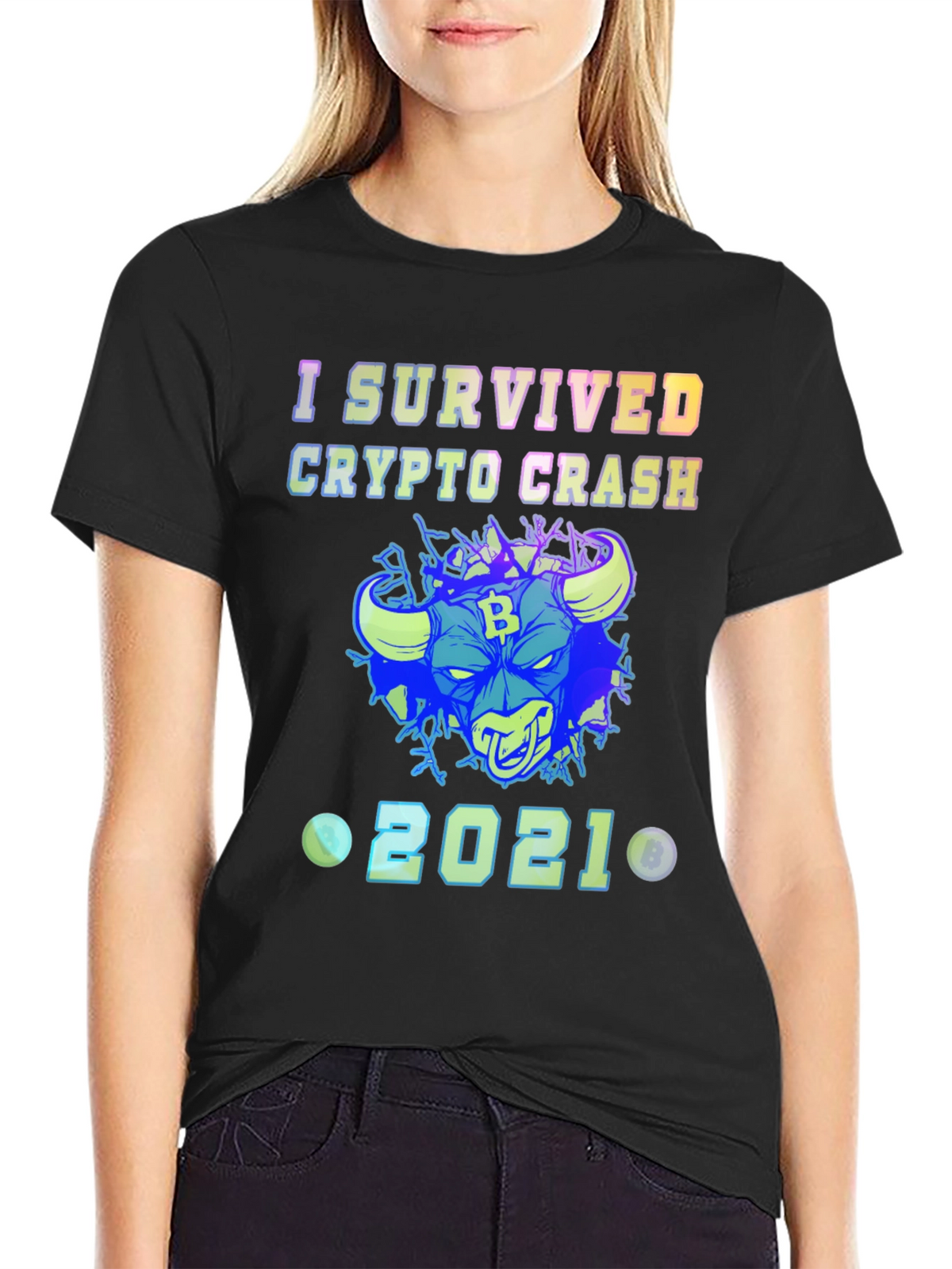 I Survived Crypto Crash 2021 T-Shirt