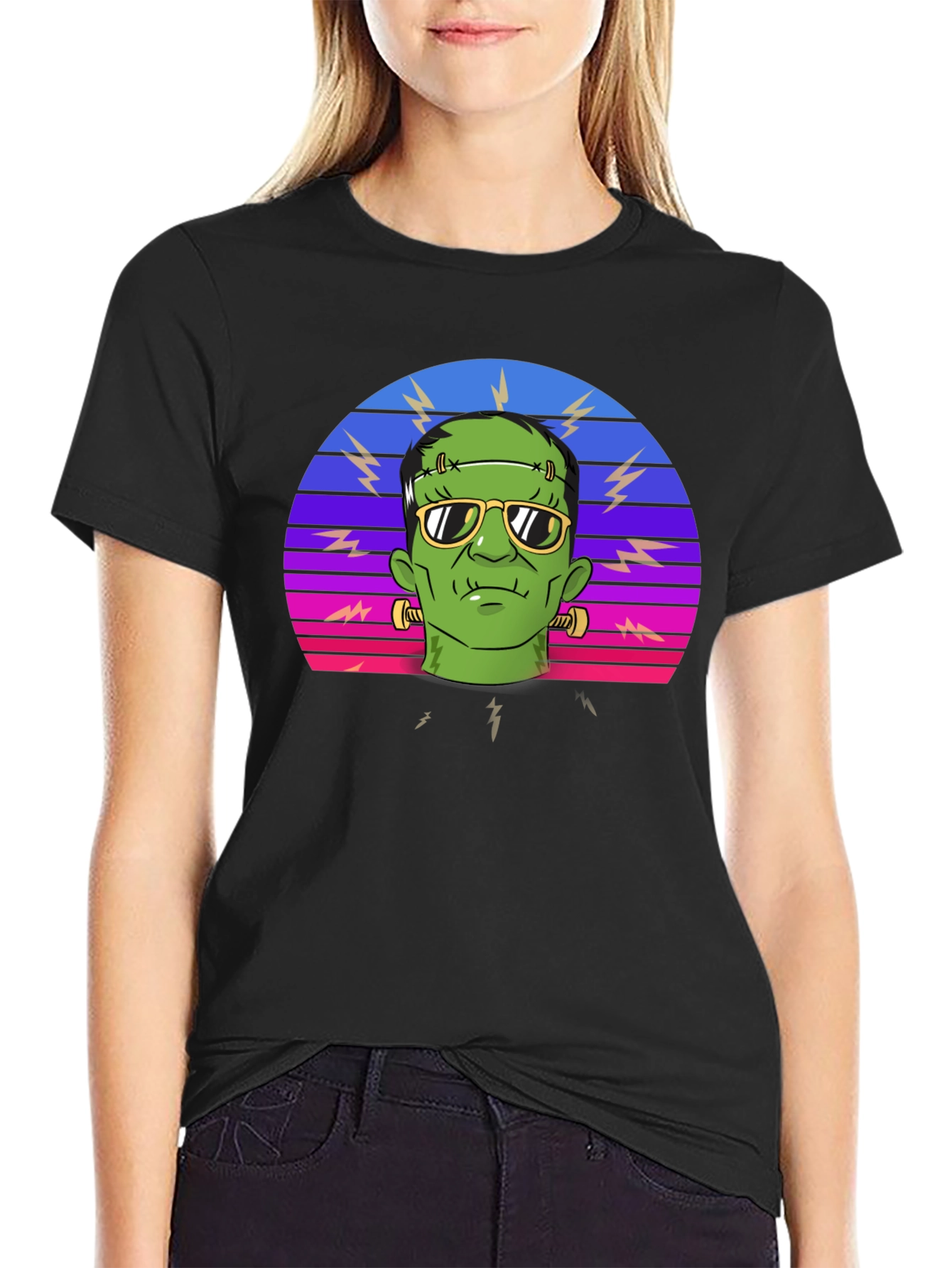 Frankenstein Retro Graphic T-Shirt