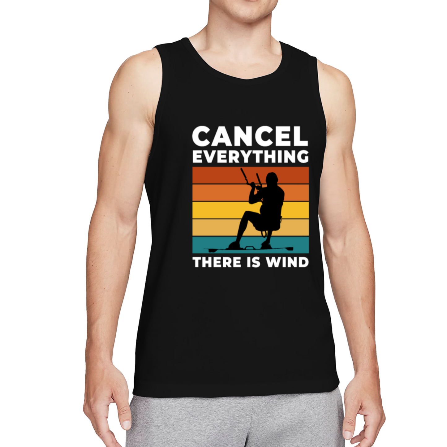 Cancel Everything There Is Wind Retro Kitesurfing Tank For Guys