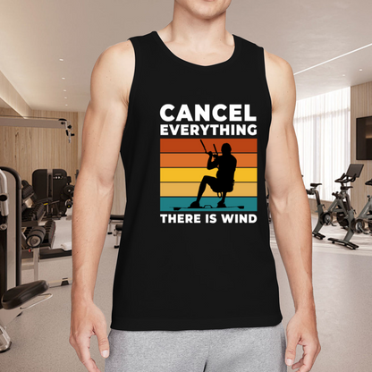 Cancel Everything There Is Wind Retro Kitesurfing Tank For Guys