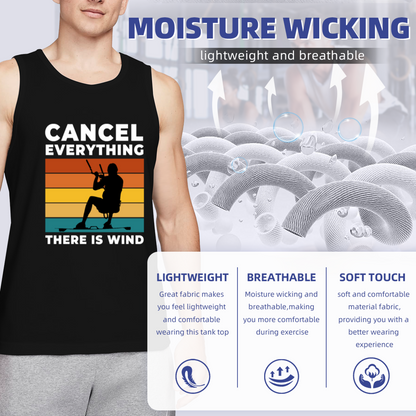 Cancel Everything There Is Wind Retro Kitesurfing Tank For Guys