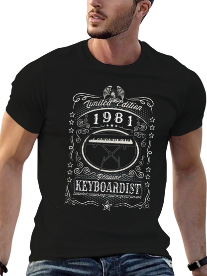 Limited Edition 1981 Keyboardist T-Shirt