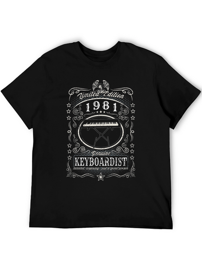 Limited Edition 1981 Keyboardist T-Shirt