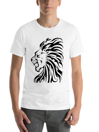 Lion Graphic Tee - Stylish Black T-Shirt
