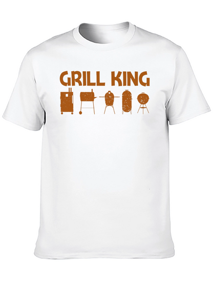 Grill King BBQ T-Shirt - Smoker Grill Design