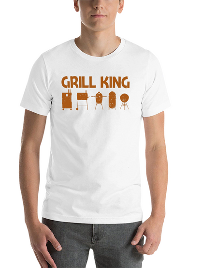 Grill King BBQ T-Shirt - Smoker Grill Design