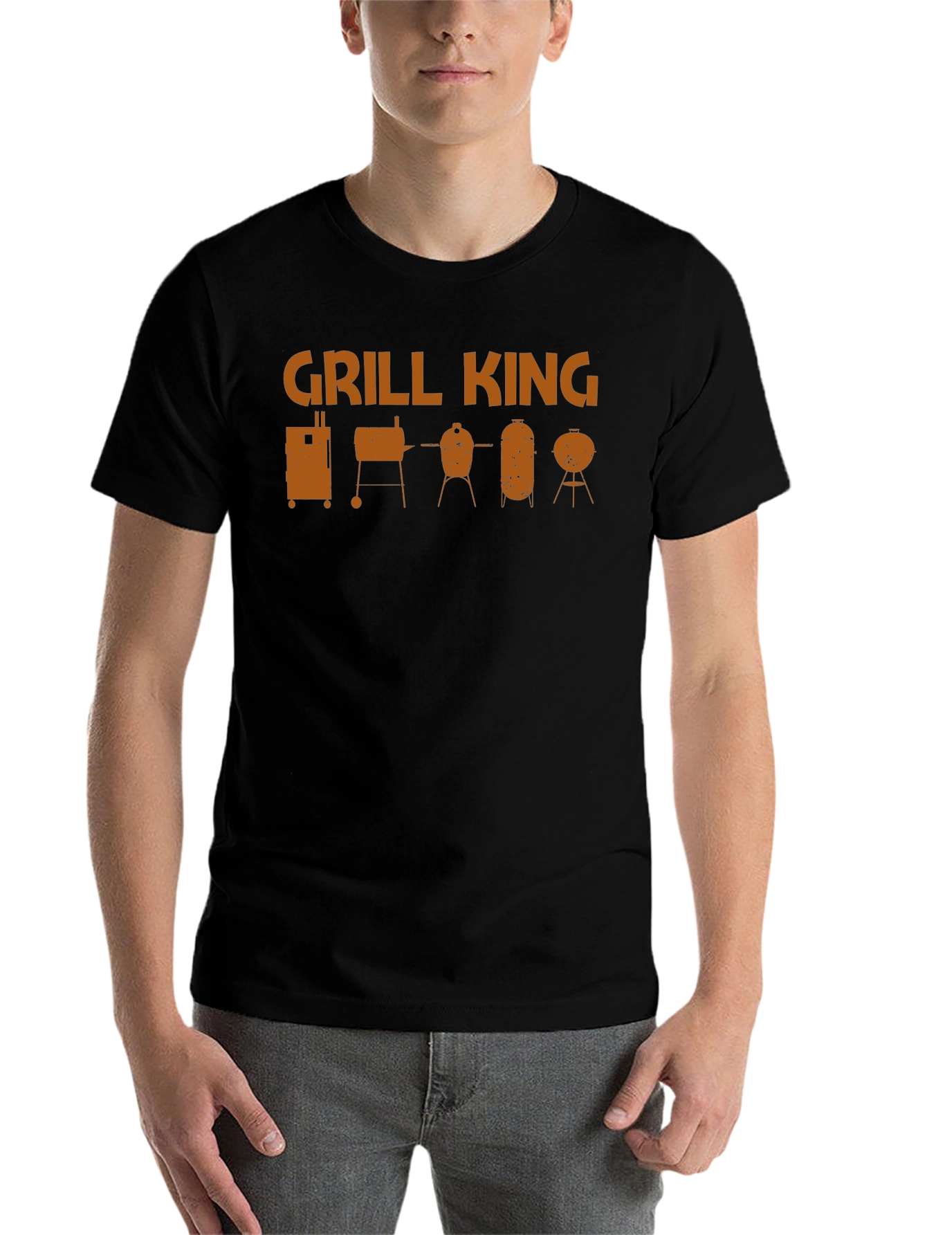 Grill King BBQ T-Shirt - Smoker Grill Design