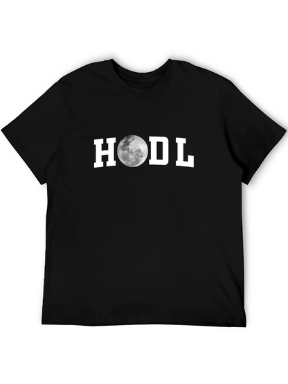 HODL Moon Graphic T-Shirt - Crypto Investor Tee