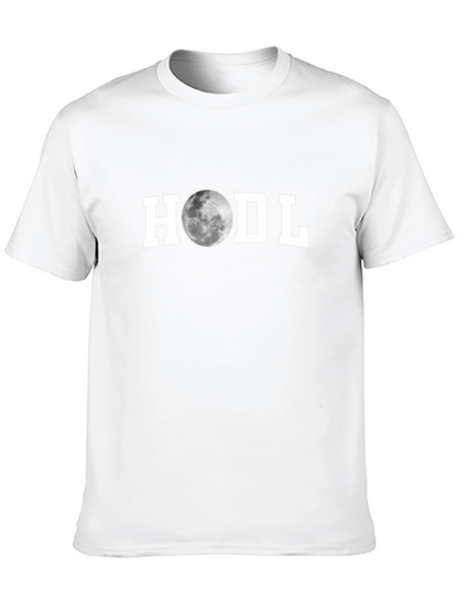 HODL Moon Graphic T-Shirt - Crypto Investor Tee