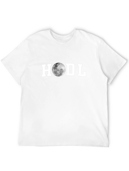 HODL Moon Graphic T-Shirt - Crypto Investor Tee