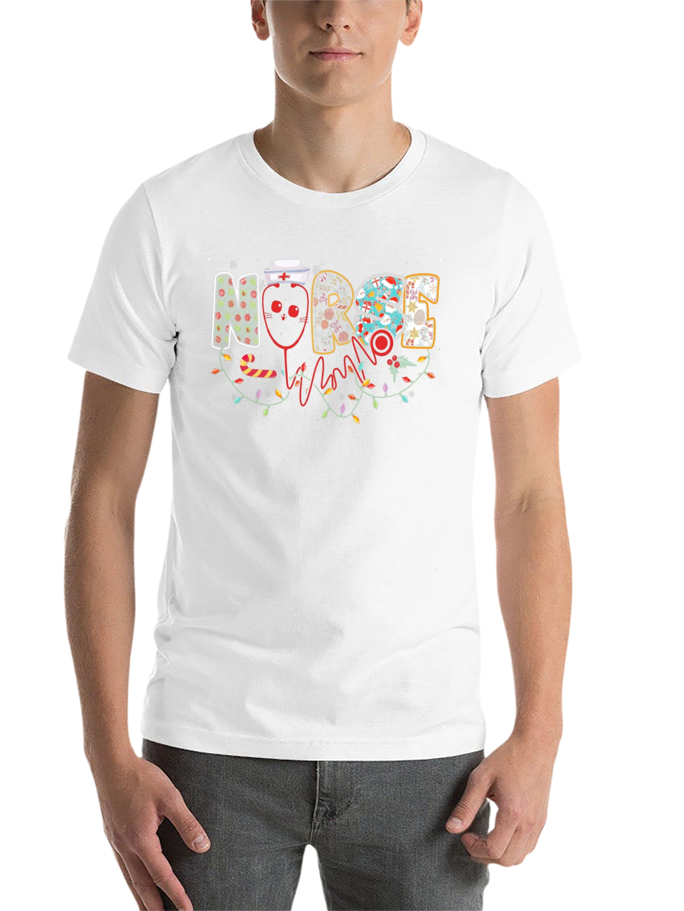 Festive Christmas Nurse T-Shirt