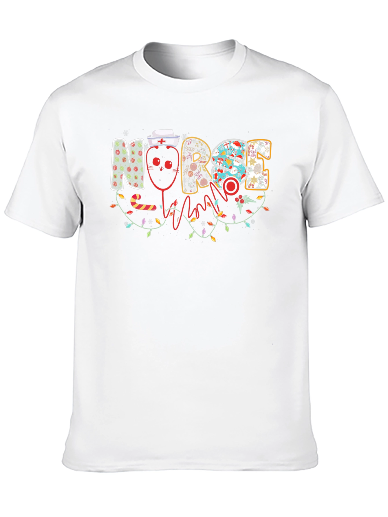 Festive Christmas Nurse T-Shirt