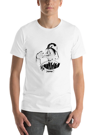Darth Vader Smoking T-Shirt - Dark Side Style