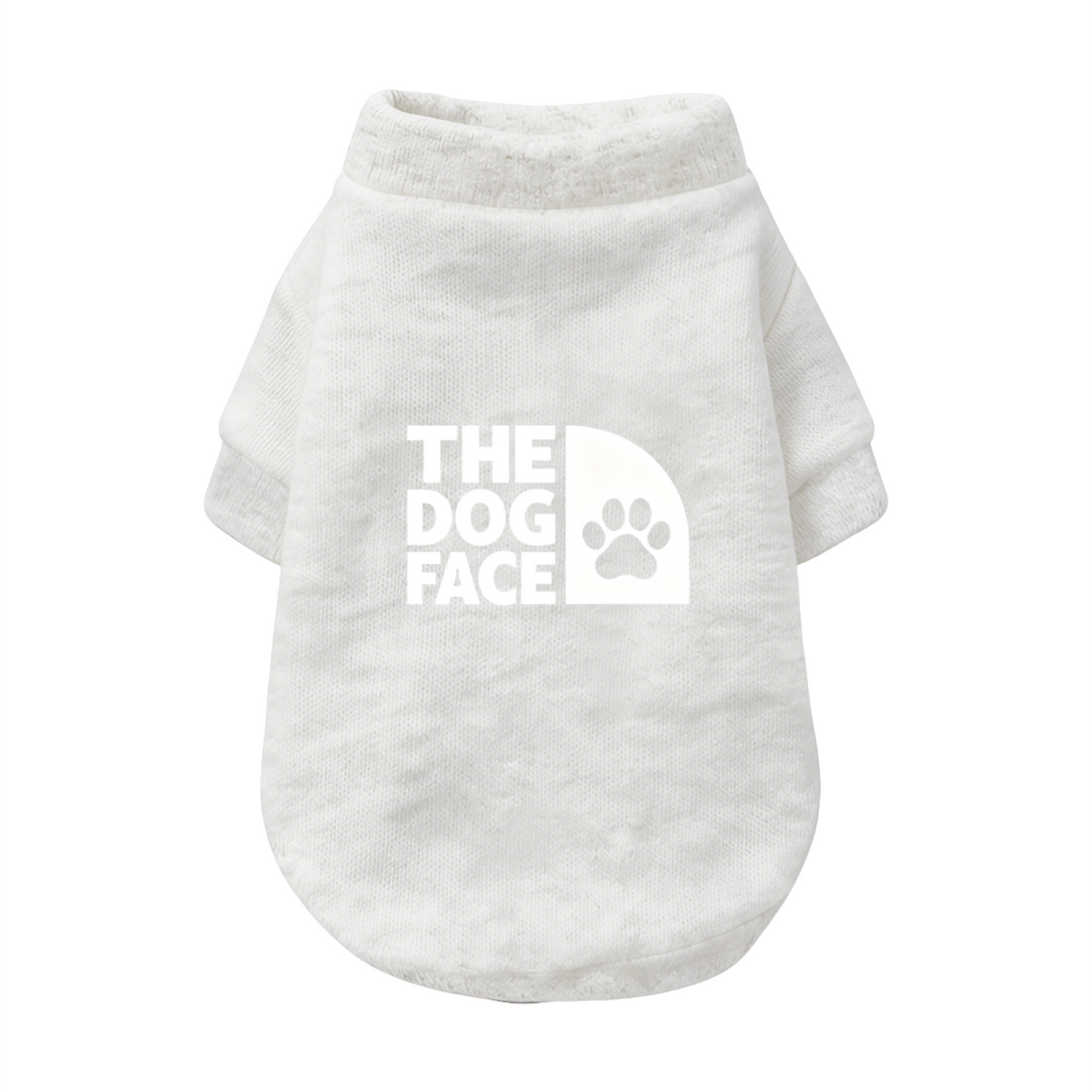 THE DOG FACE Paw Print Pet Sweater Minimalist Puppy Clothes