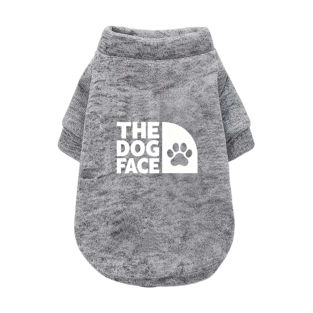 THE DOG FACE Paw Print Pet Sweater Minimalist Puppy Clothes
