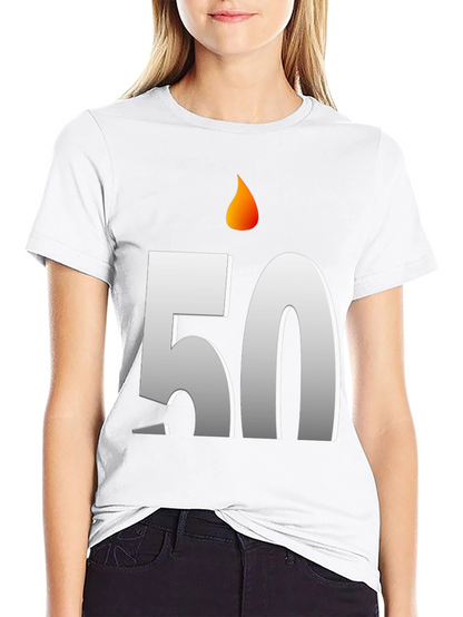 Birthday 50 Candle T-Shirt - Celebrate in Style!