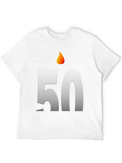 Birthday 50 Candle T-Shirt - Celebrate in Style!