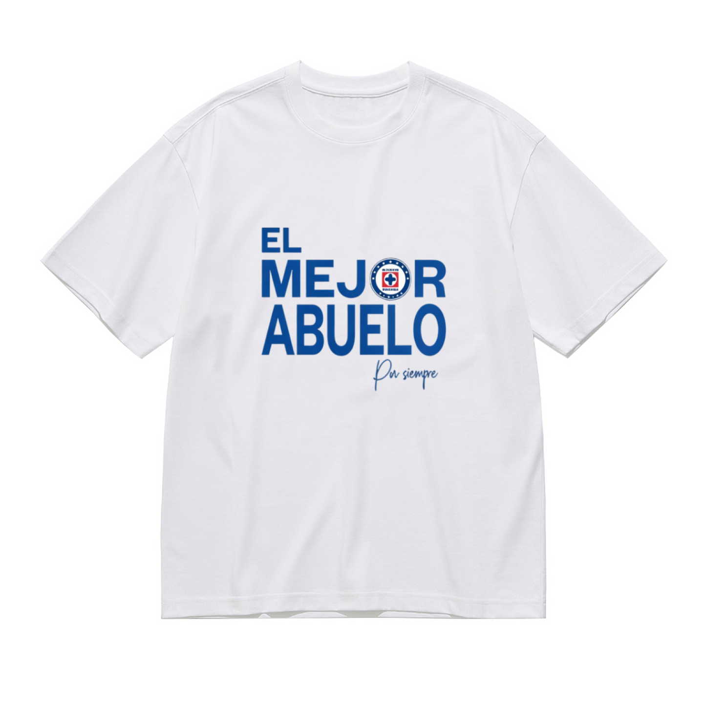 El Mejor Abuelo Cruz Azul Grandpa Gift Plus Size Women Tee