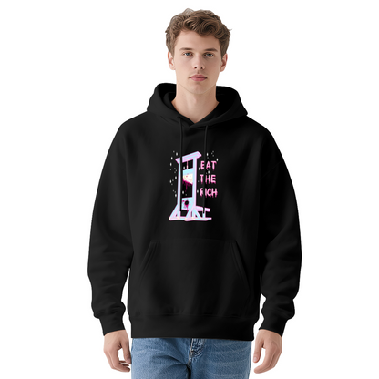 Pastel Eat The Rich Guillotine Navy Hoodie