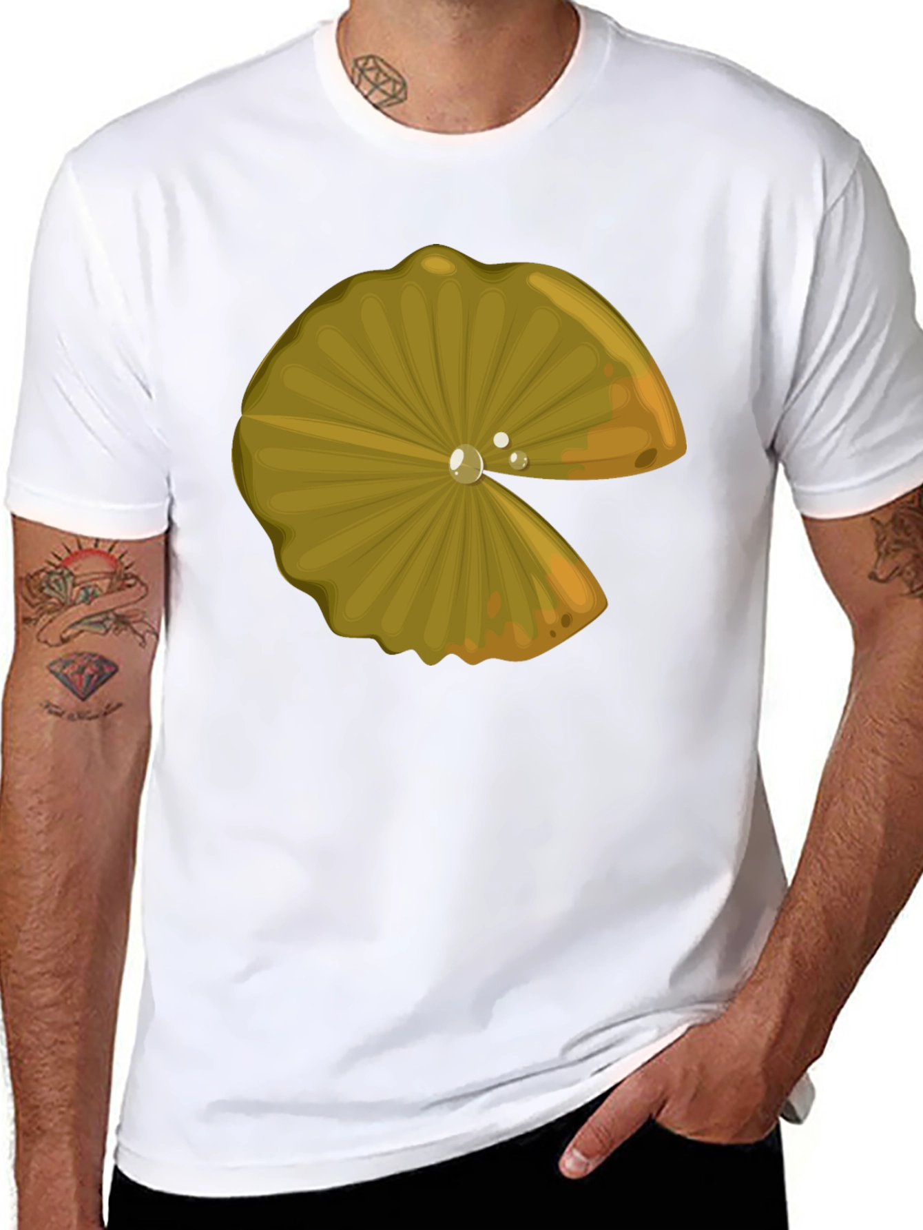 Lily Pad Graphic Tee - Nature Inspired Design