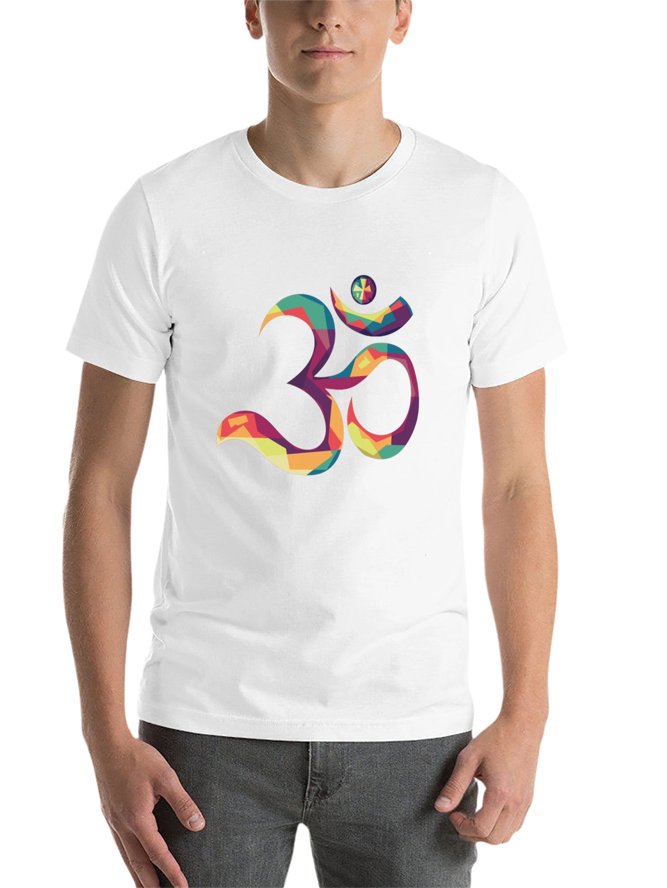 Om Graphic Tee - Modern Mosaic Print