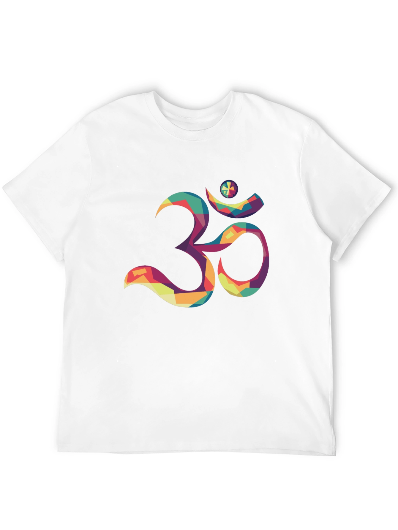Om Graphic Tee - Modern Mosaic Print