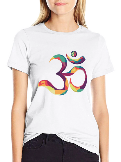 Om Graphic Tee - Modern Mosaic Print