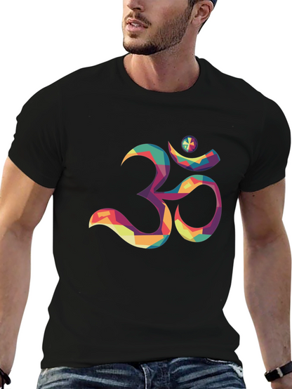 Om Graphic Tee - Modern Mosaic Print