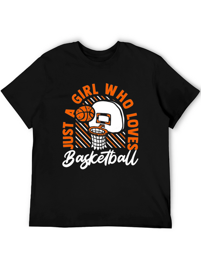 Girl Who Loves Basketball T-Shirt