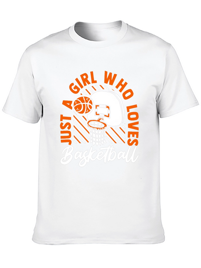 Girl Who Loves Basketball T-Shirt