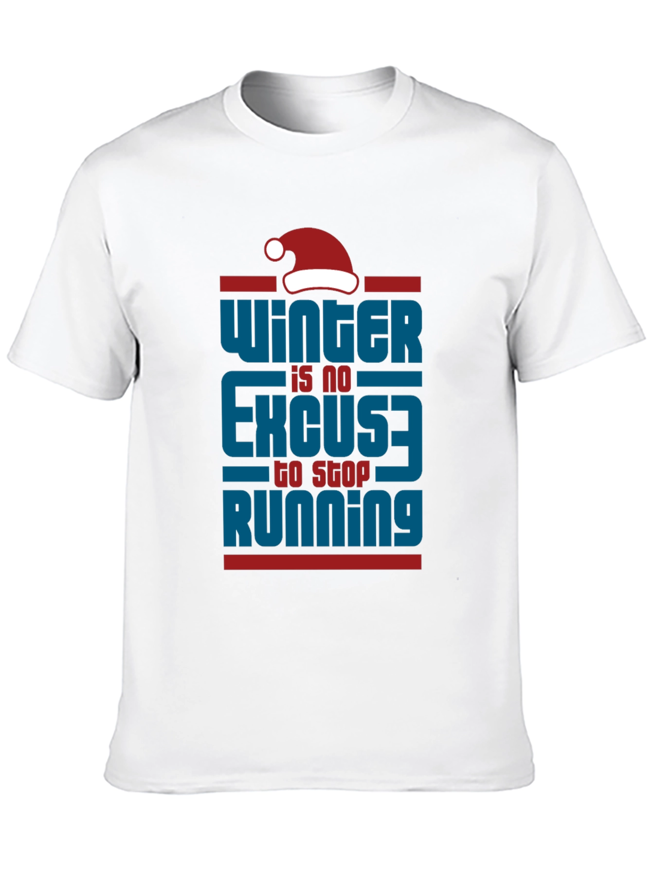 Winter Running Motivational T-Shirt