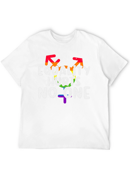 Equality Hurts No One LGBT Pride Graphic T-Shirt