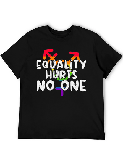 Equality Hurts No One LGBT Pride Graphic T-Shirt