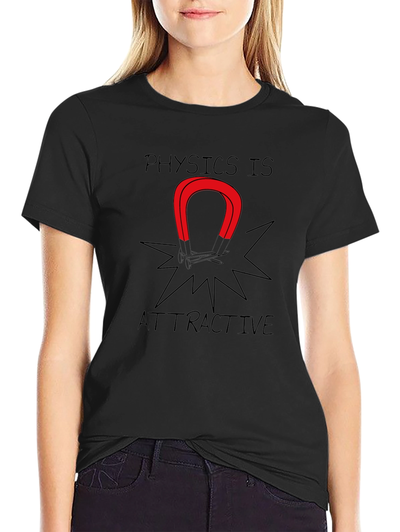 Physics is Attractive Graphic Tee