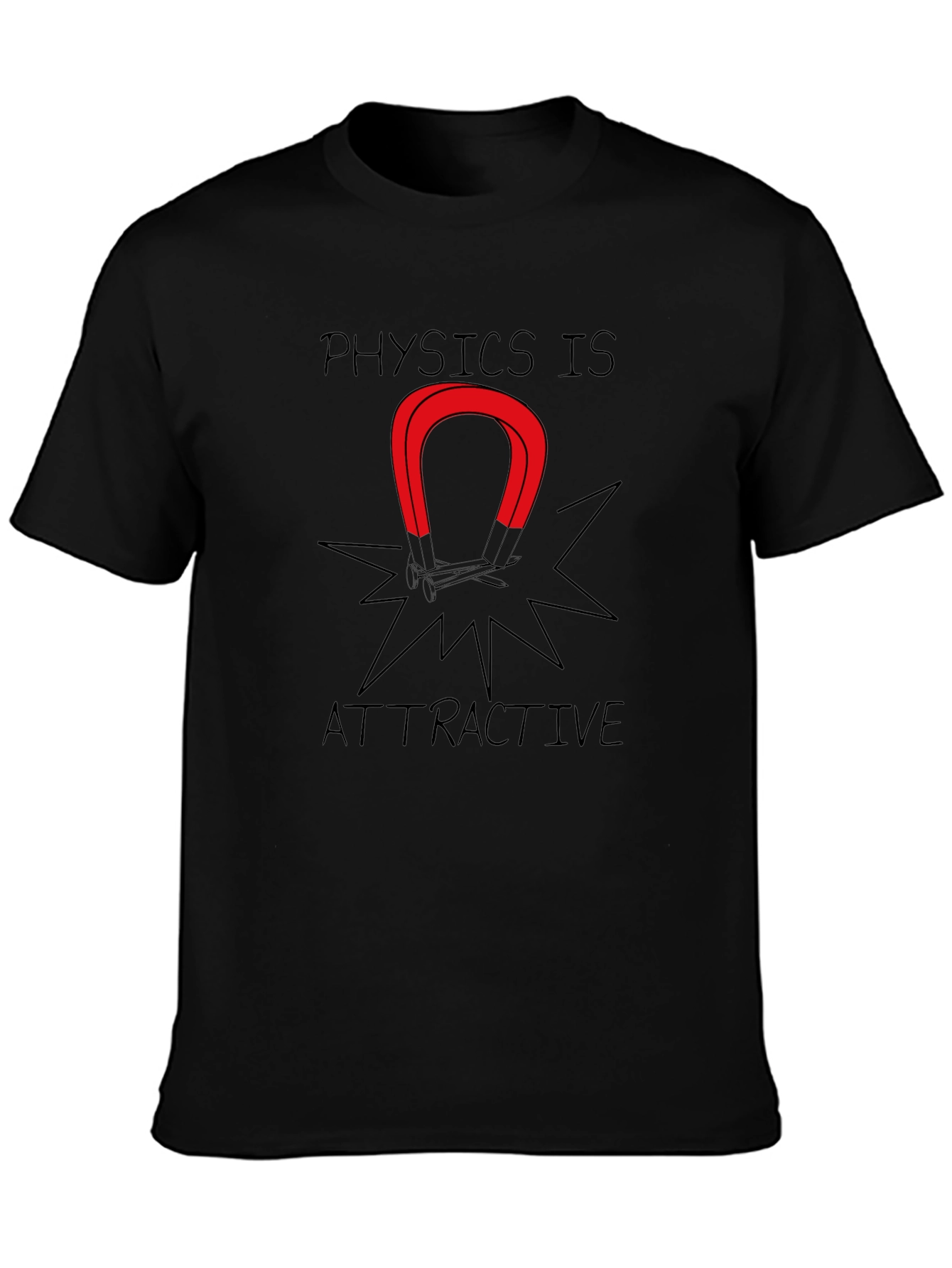 Physics is Attractive Graphic Tee