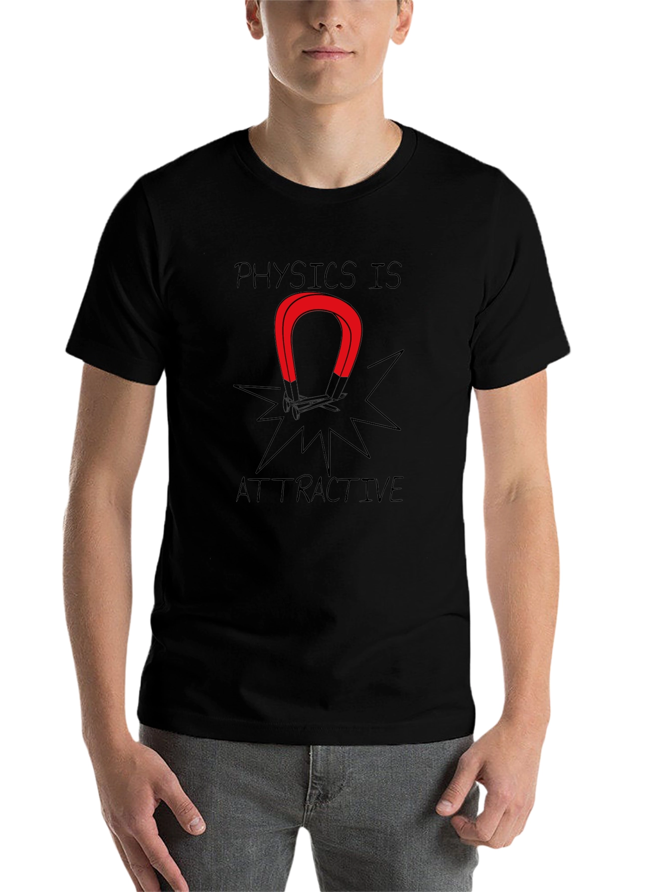 Physics is Attractive Graphic Tee