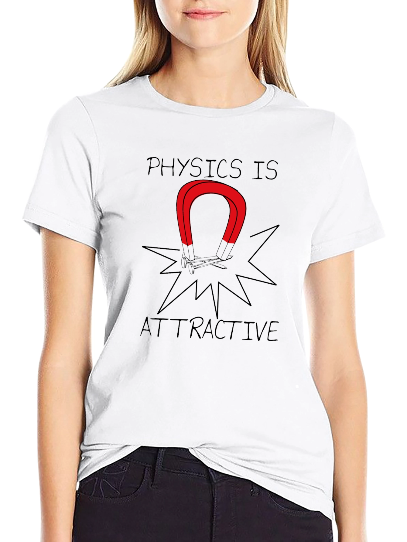 Physics is Attractive Graphic Tee