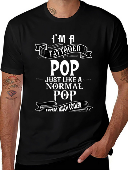 Tattooed Pop Graphic T-Shirt - Cool Fathers Day Gift
