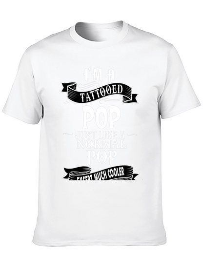 Tattooed Pop Graphic T-Shirt - Cool Fathers Day Gift