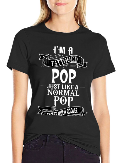 Tattooed Pop Graphic T-Shirt - Cool Fathers Day Gift