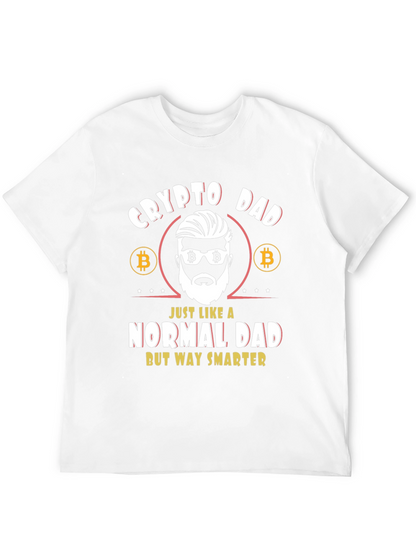 Crypto Dad T-Shirt - Bitcoin Themed Tee