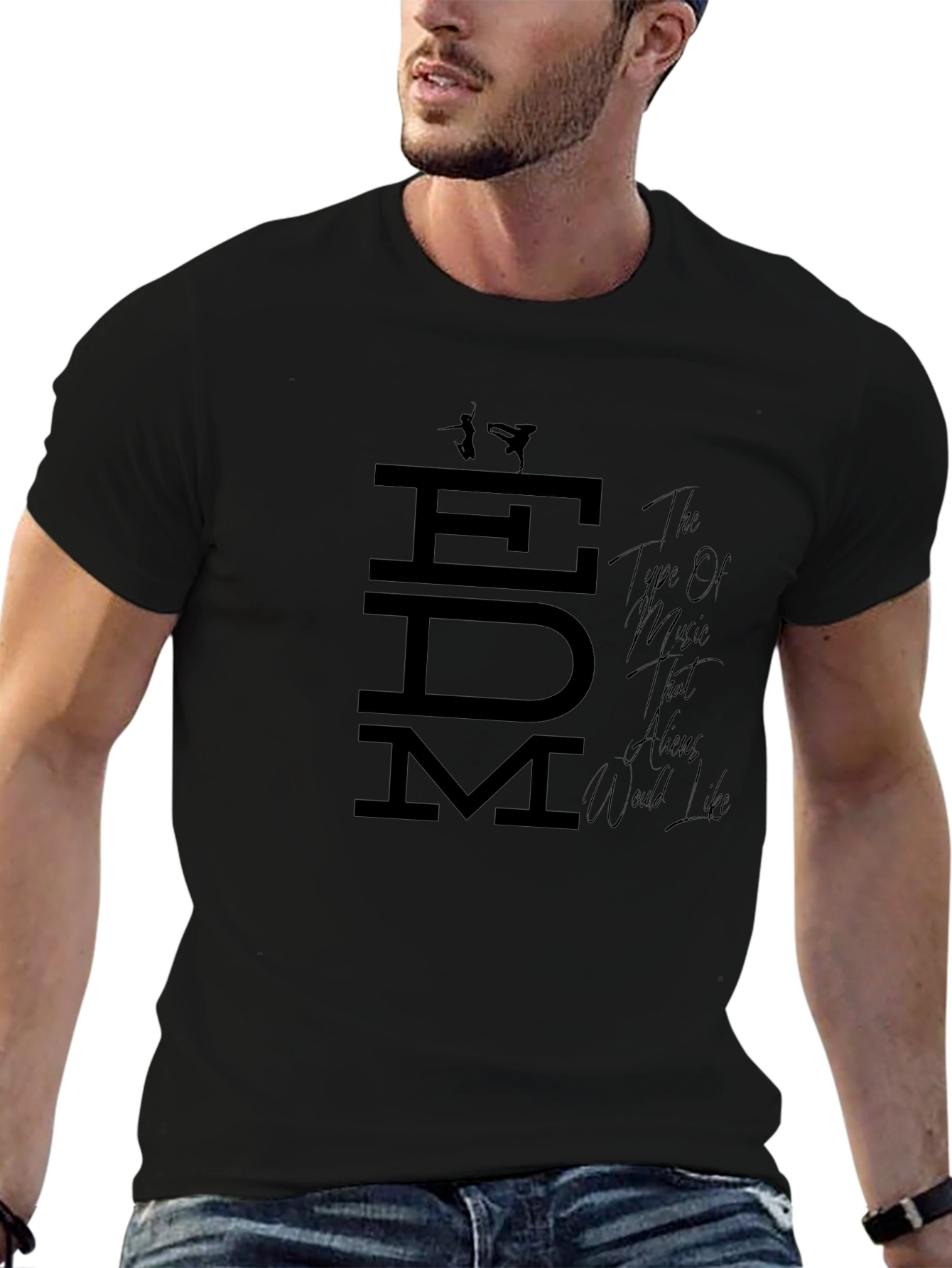 EDM Alien Music T-Shirt - Trendy Graphic Tee