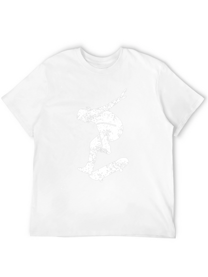 Skateboarder Graphic Black T-Shirt