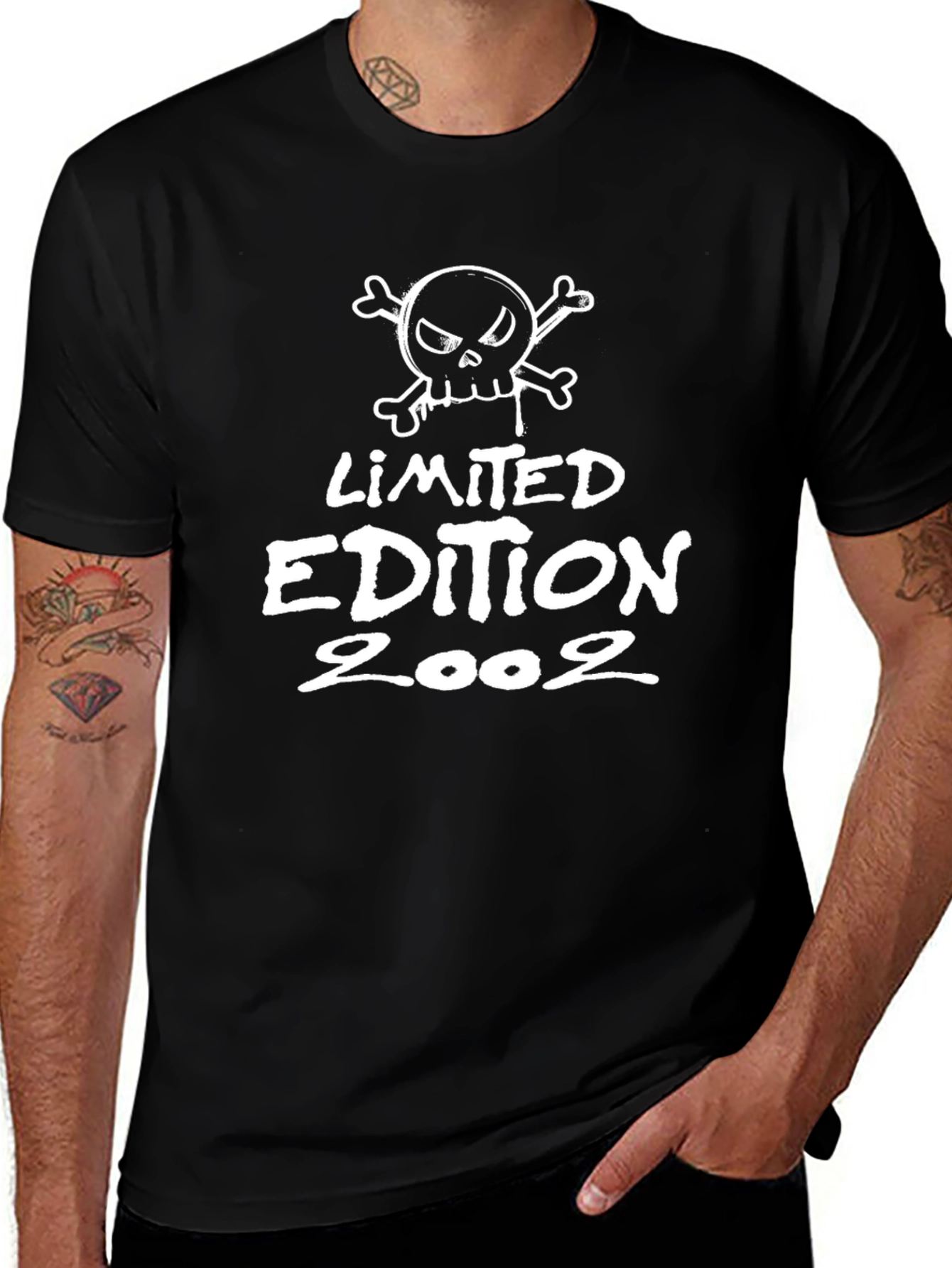 Limited Edition 2002 Skull Graphic T-Shirt