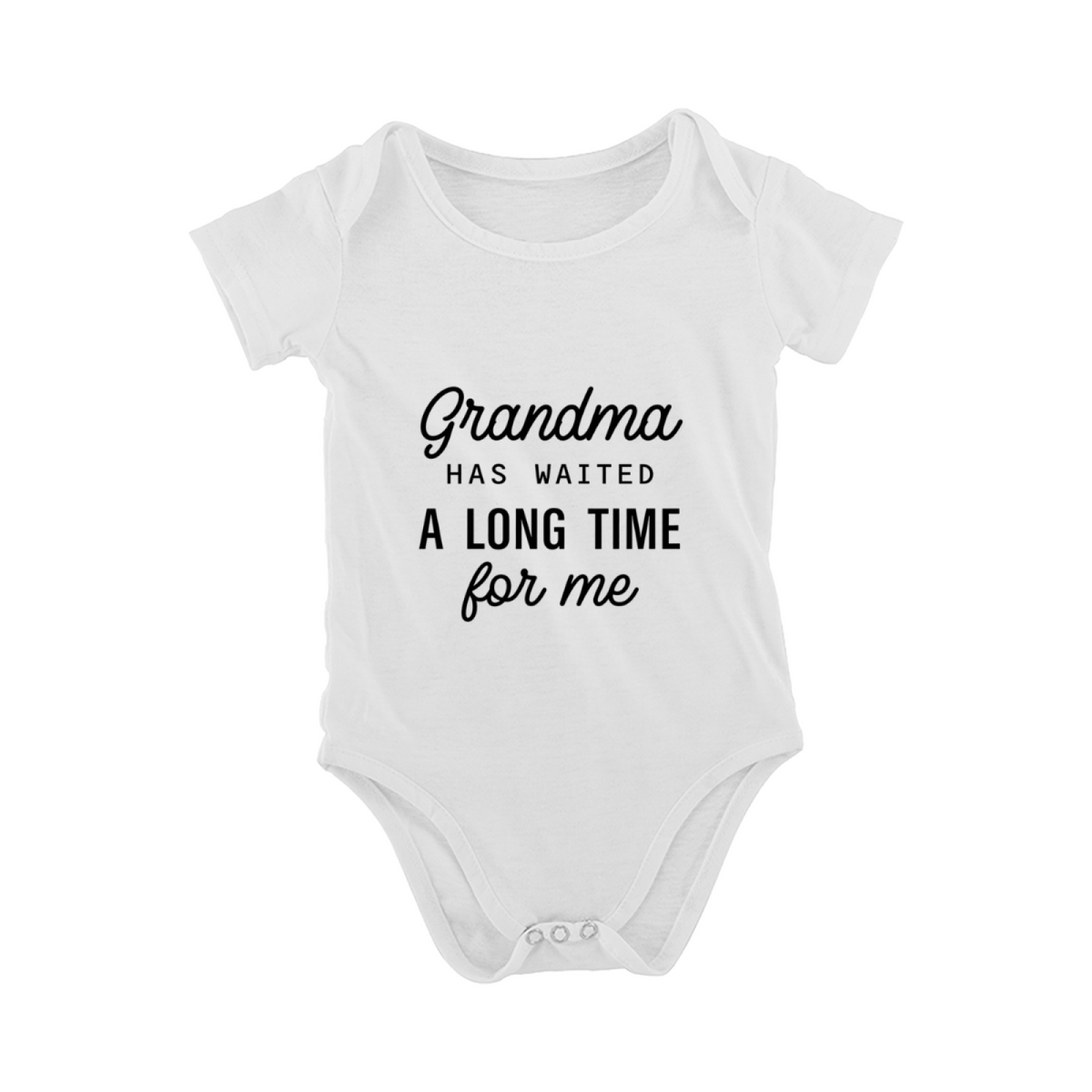 Grandma Has Waited A Long Time For Me Sweet Grandbaby Onesie